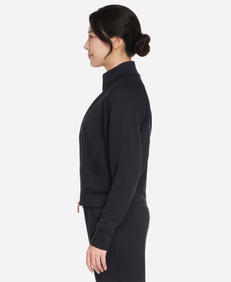 Women's Cozy Luxe Full-Zip Mock-Neck Jacket