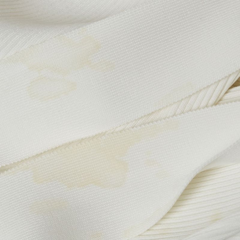 Women's White Rib Knit Sleeveless Tie-Up Top