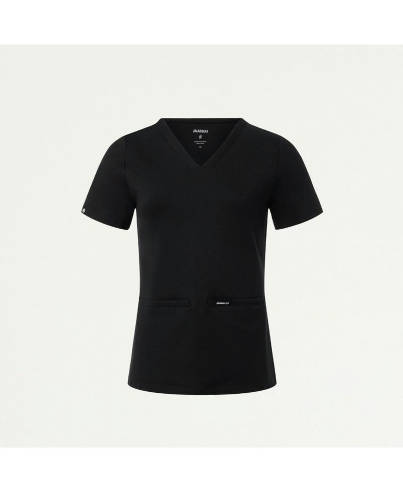Women's Cesi 2-Pocket Slim Knit V-Neck Scrub Top
