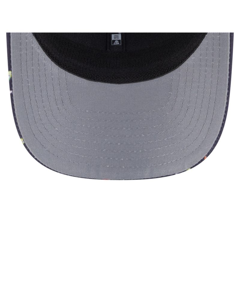 Men's Black Athletics Adventure Drinks Pattern 9SEVENTY Stretch-Snap Hat