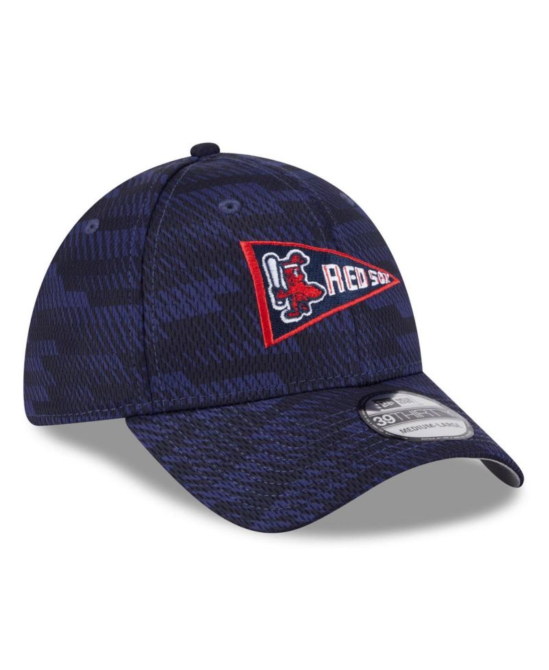 Men's Navy Boston Red Sox 2025 MLB Clubhouse 39THIRTY Flex Hat