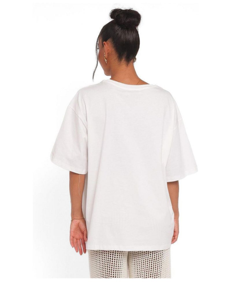 Women's Par La Mer Oversized-Graphic Tee