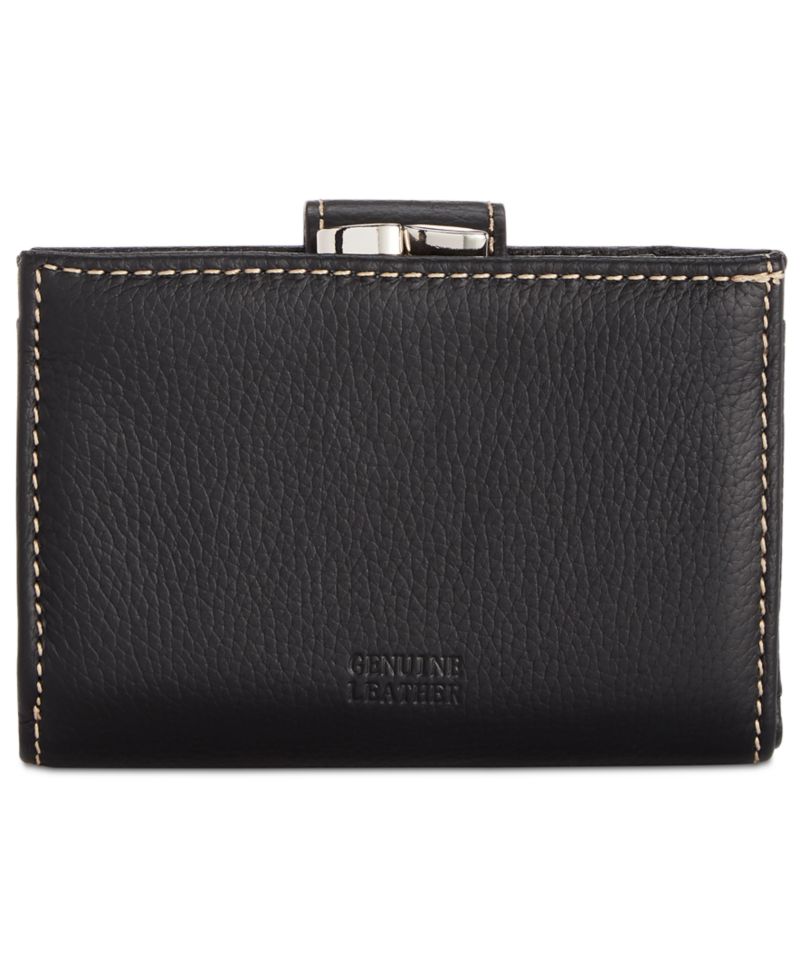 Framed Indexer Leather Wallet