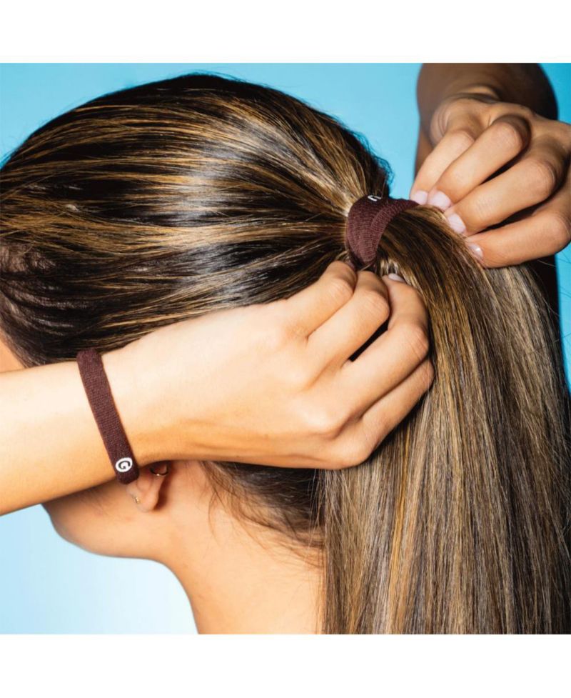 Low Profile Hair Bands - Gentle, No-Snag Elastic Ties for Fine and Thick Locks - Non-Slip Seamless Ponytail Holders - 20 Pack