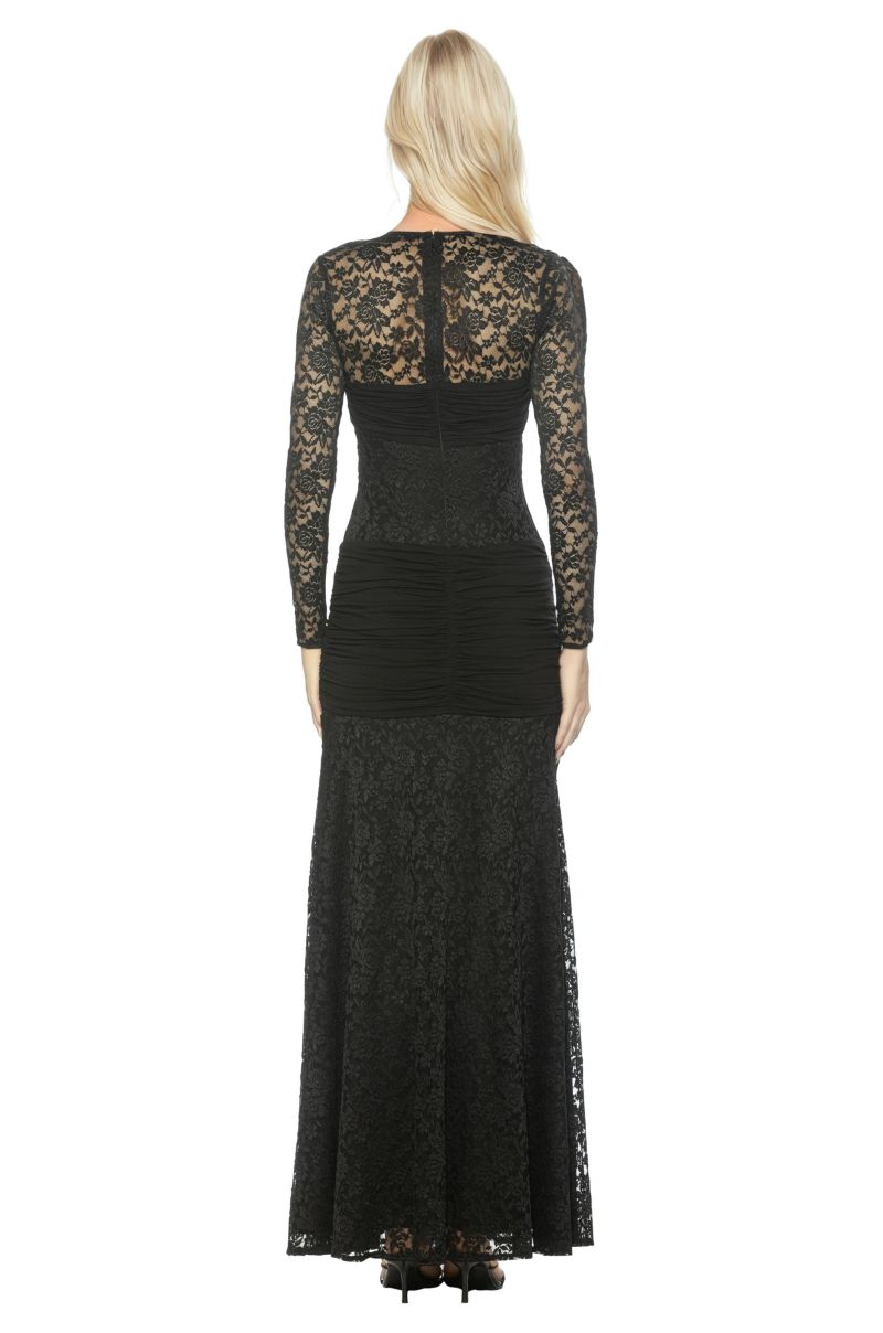 Women's Nova Long Sleeve Ruched Dress