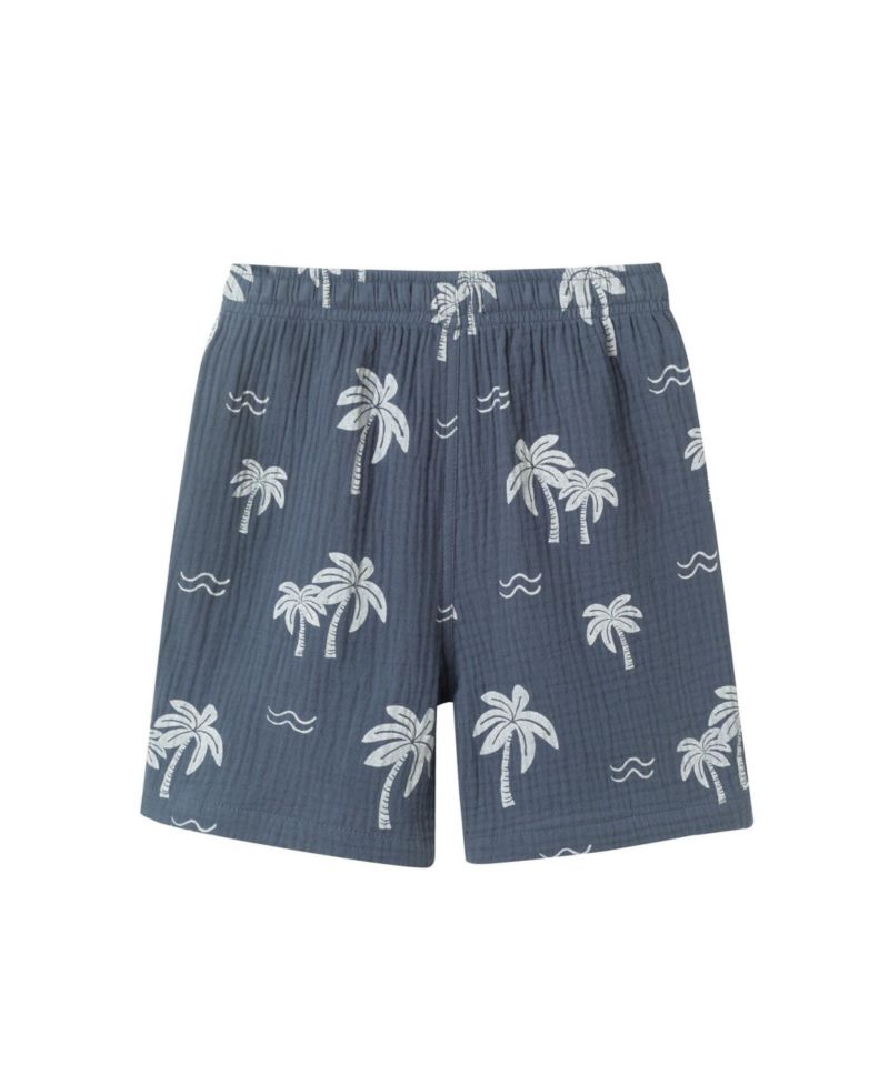 Big Boys Little/Big Tropical Palm Tree Gauze Set