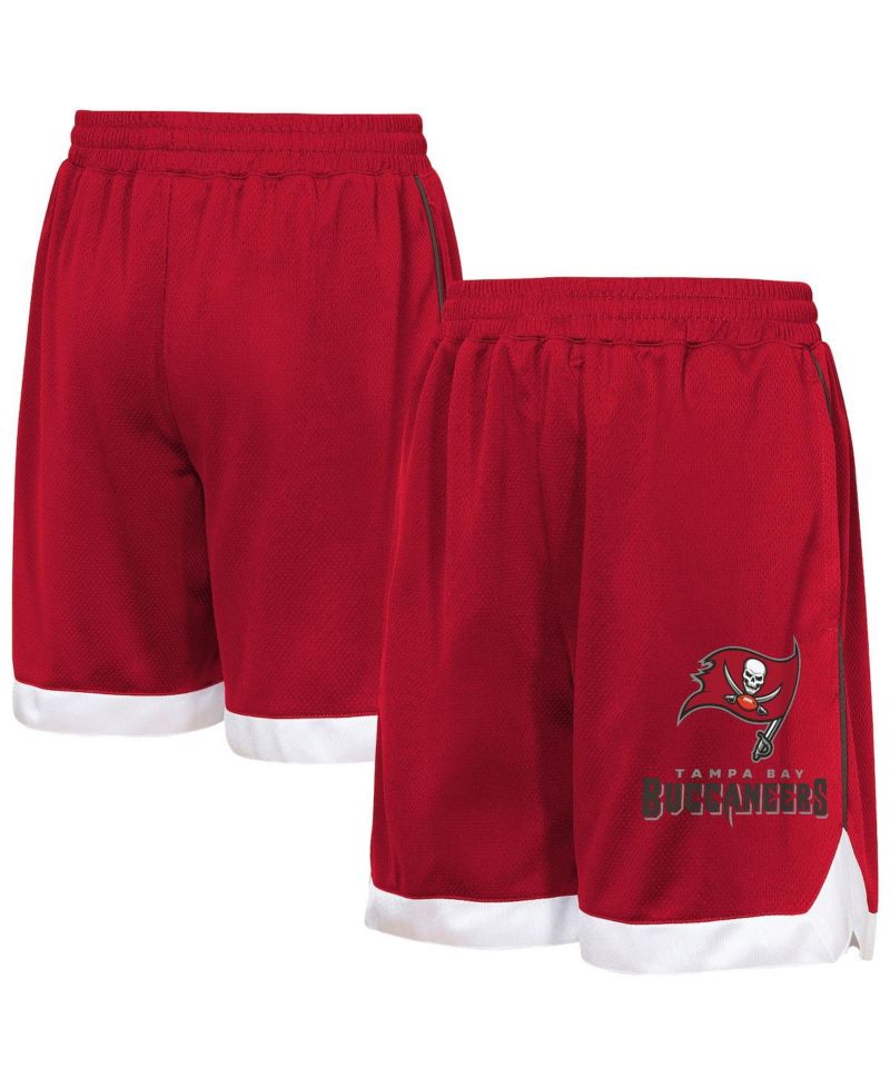 Big Boys and Girls Red Tampa Bay Buccaneers All Star Mesh Shorts