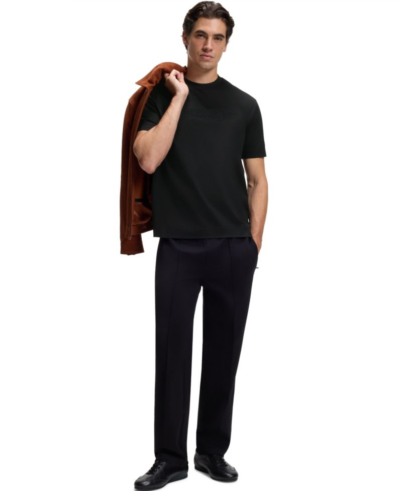 BOSS by Men's Mercerized Cotton Regular-Fit T-Shirt