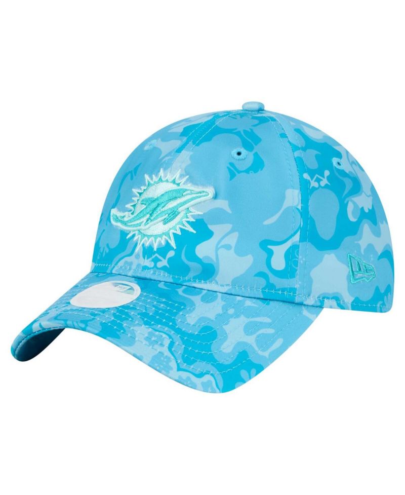 Women's Aqua Miami Dolphins Trippy 9TWENTY Adjustable Hat