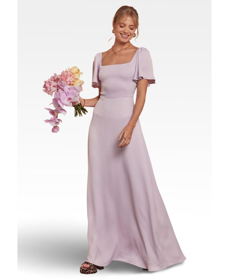 Women's Clemmie Satin Bridesmaid Dress