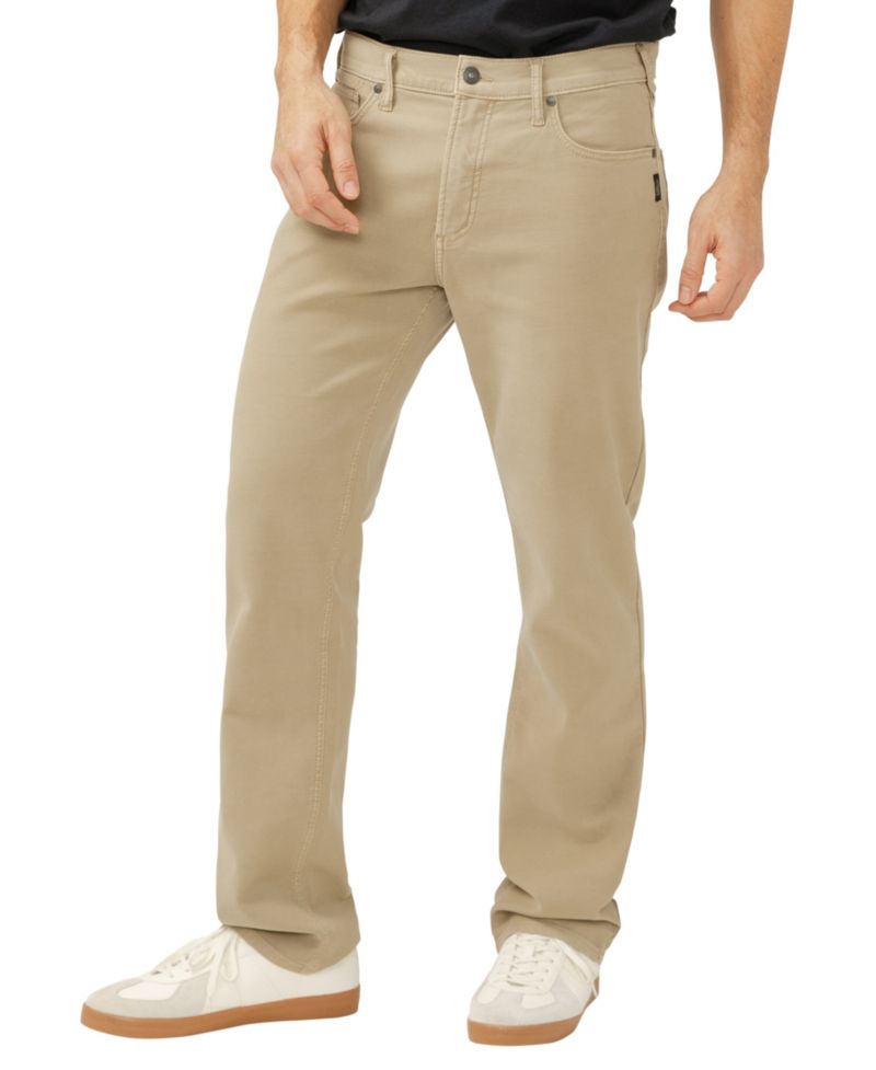 Men's Grayson Classic-Fit Straight-Leg Knit Flex Jeans