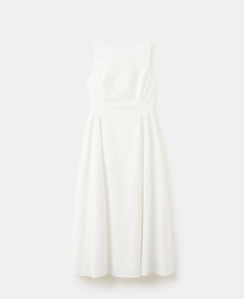 Women's Boat-Neck Ruched Dress