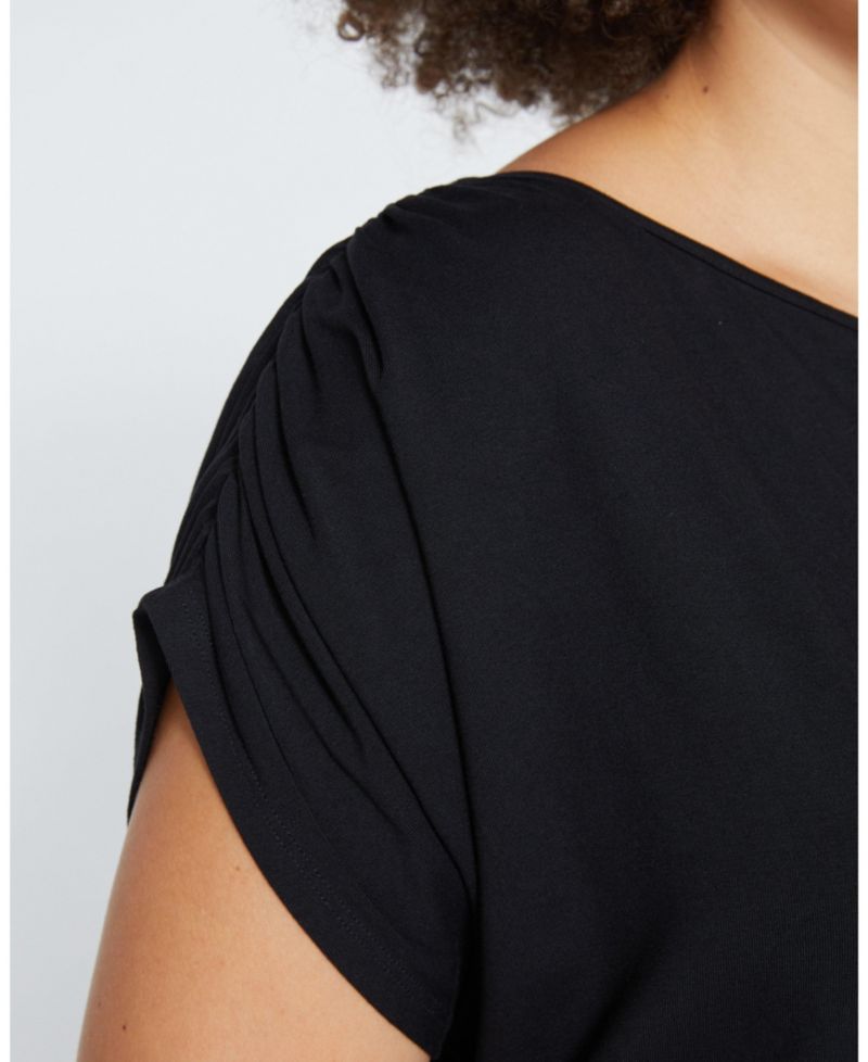 Plus Size Divine Jersey Gathered Tee