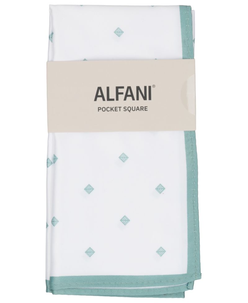 Men's Alvar Geometric Pattern Pocket Square