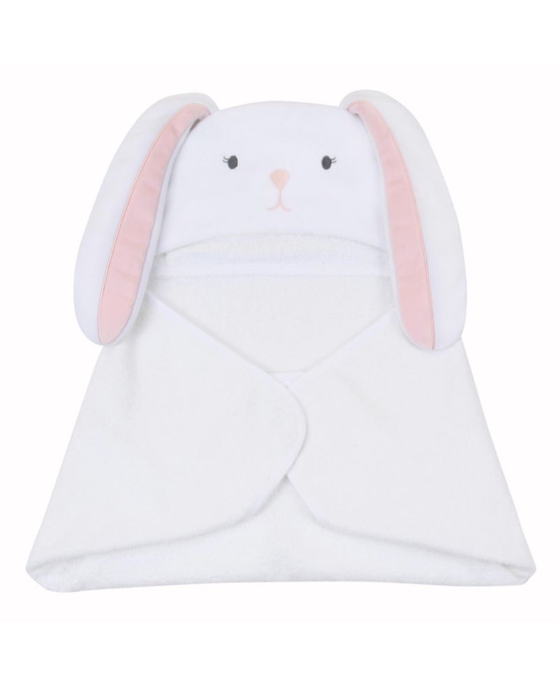 Baby Lambs and Ivy Baby/Infant Luxury Cotton Terry Bunny Hooded Bath Towel