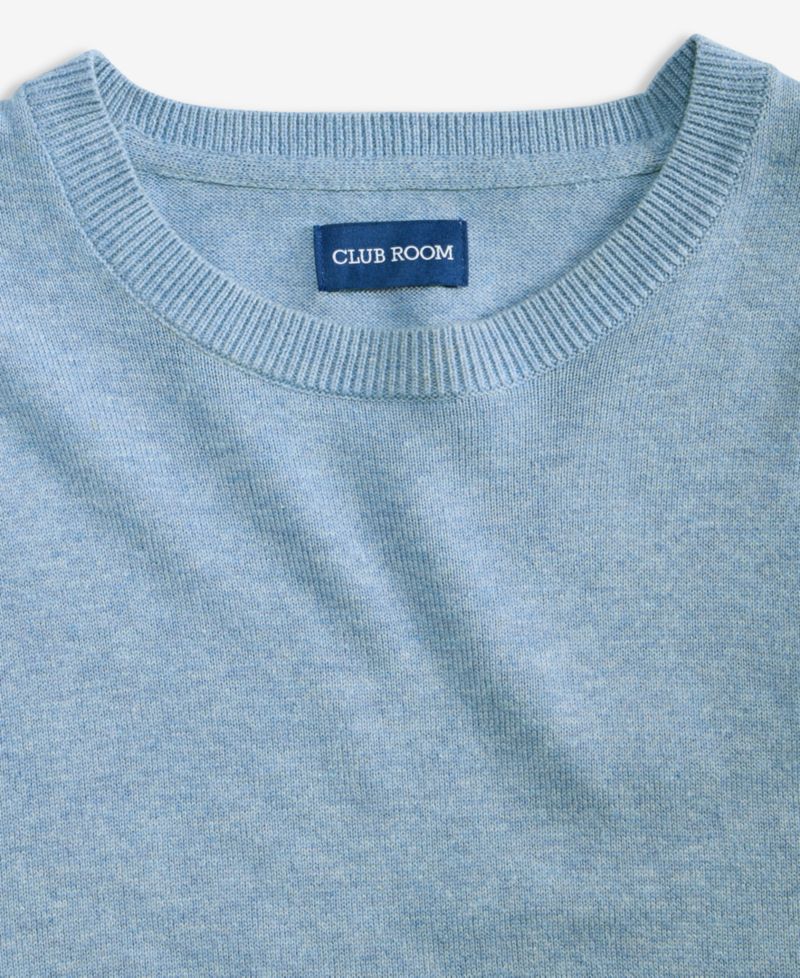 Men's Supima Cotton Crewneck Sweater, Macy's Exclusive