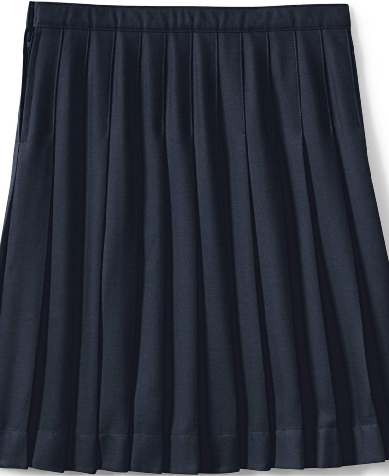 Big Girls Pleated Skirt Below the Knee