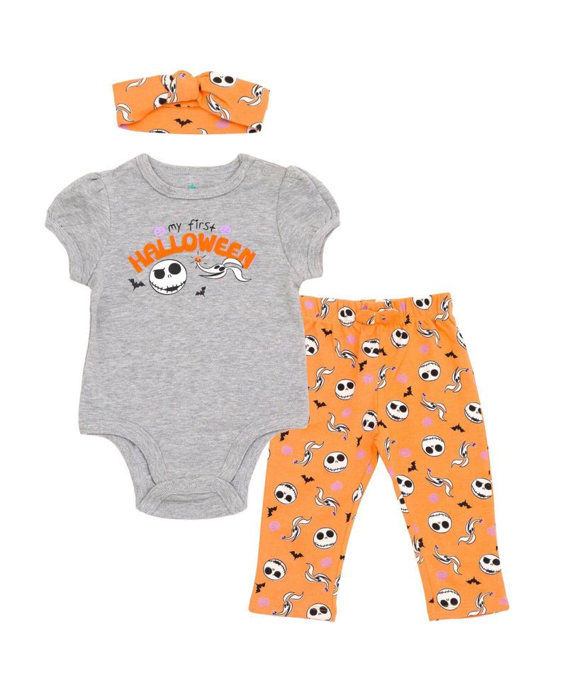 Baby Girls' ( new born to 24 Month ) Halloween Bodysuit and Pants Set