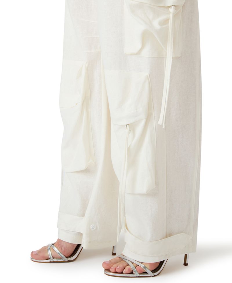 Women's Linen-Blend Duo Pant