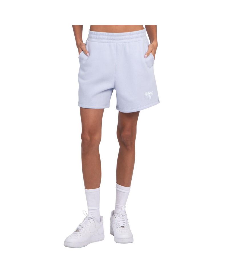 Women's Blue New York Knicks Pastel High Waisted Shorts