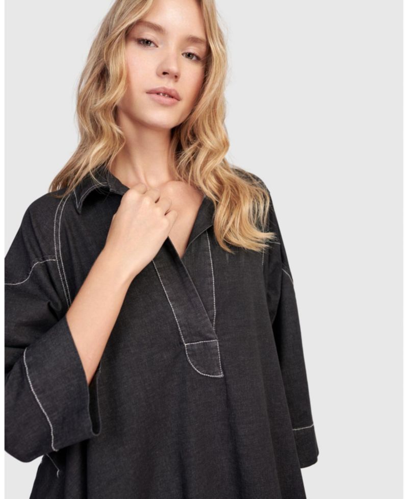Women's Panama Oversized Shirt Dress