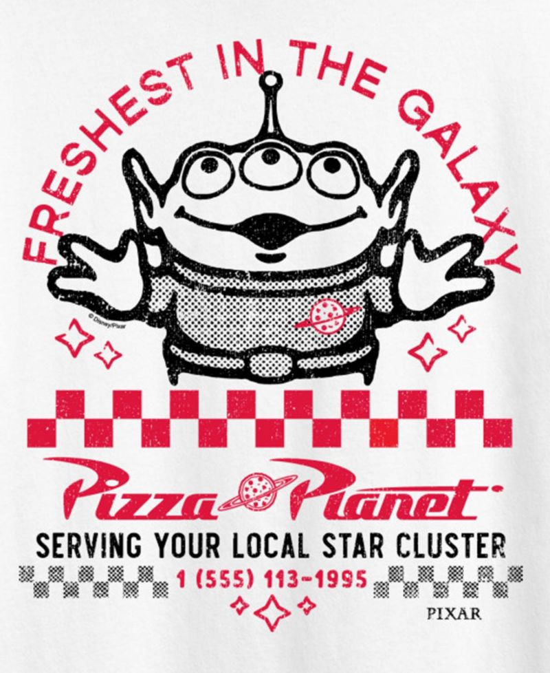 Plus Size Toy Story Pizza Planet Short-Sleeve Graphic T-Shirt