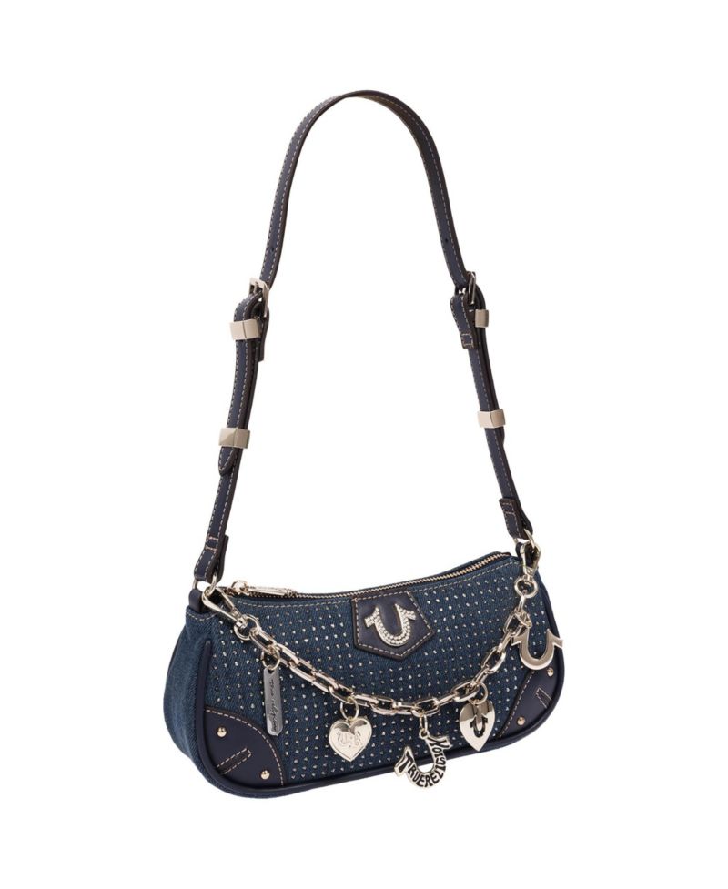 Women's Sparkle Denim Shoulder Bag