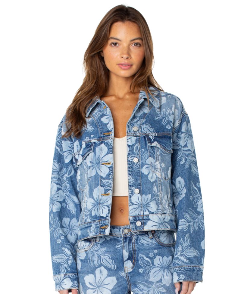 Women's Big Tide Cropped Denim Jacket
