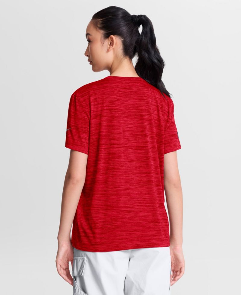Women's Red Kansas City Chiefs Sideline Velocity Dri-FIT T-Shirt