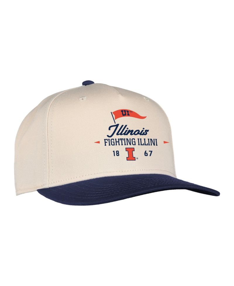 Men's and Women's Cream Illinois Fighting Illini The 1995 Adjustable Hat