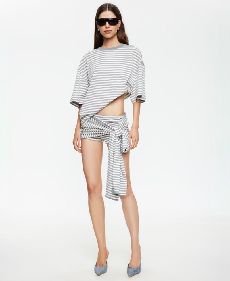 Women's Bloom Striped Crewneck T-Shirt