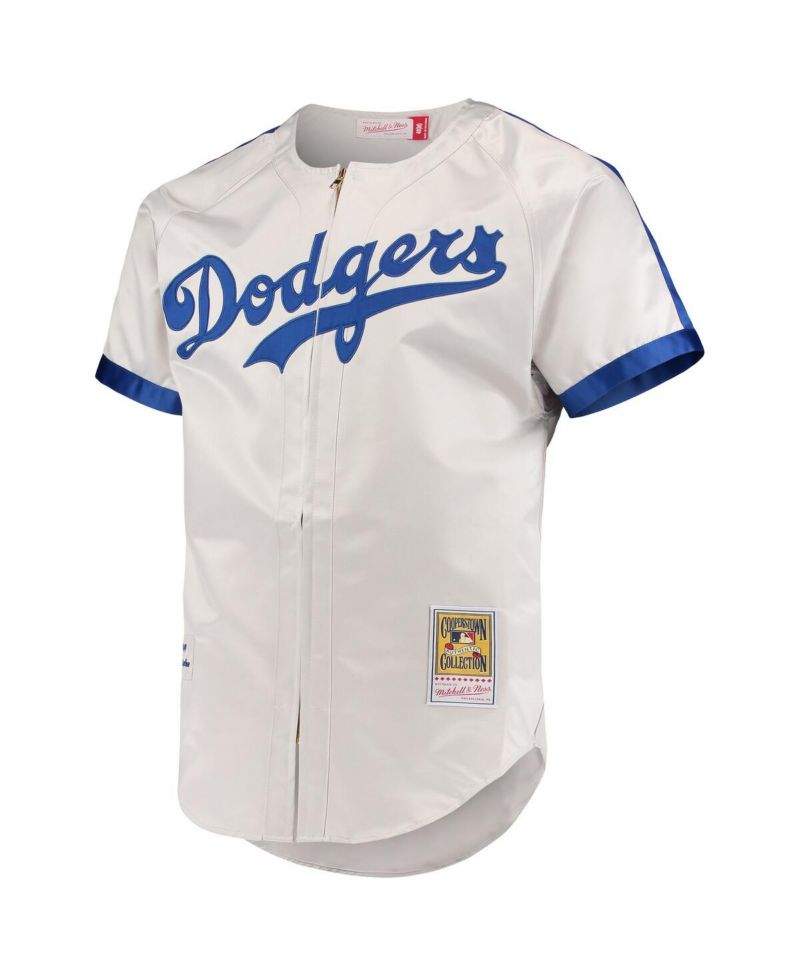Men's Jackie Robinson Gray Brooklyn Dodgers Cooperstown Collection Authentic Jersey