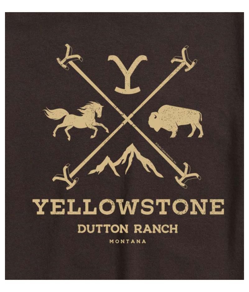 Hybrid Apparel Yellowstone Mens Short Sleeve Tee