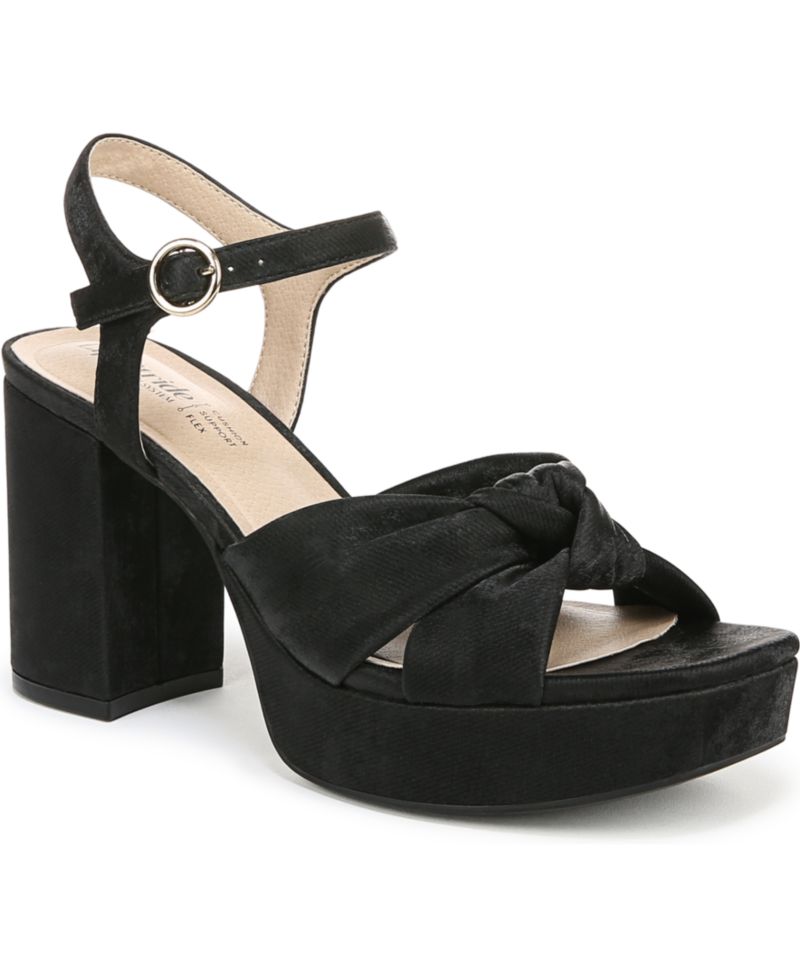 Women's August Square Open Toe Platform Sandals