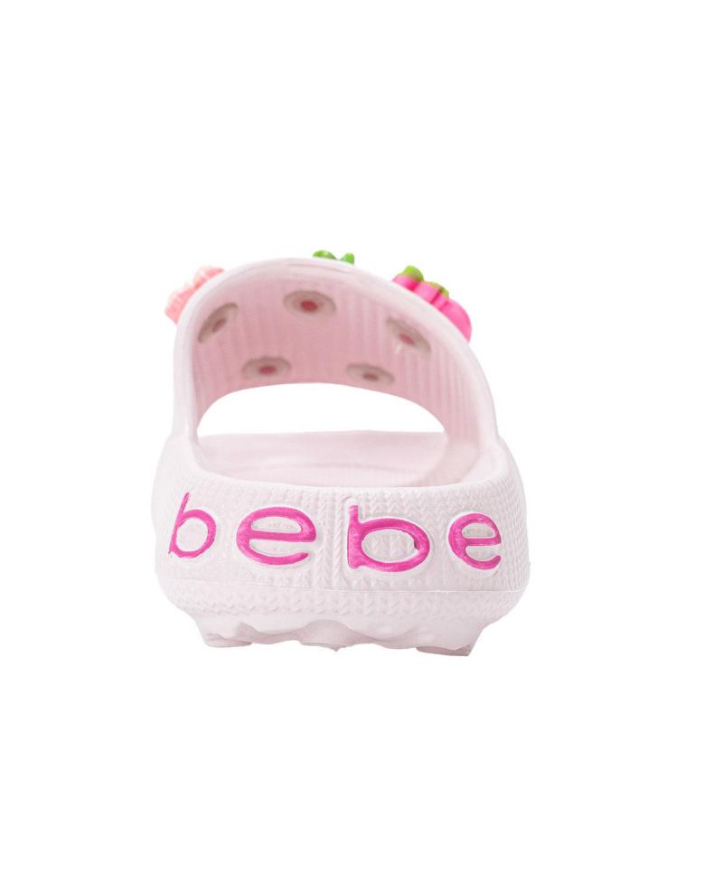 Girls Girls EVA Slide - Lightweight Comfy Slide Sandals with Strawberry Charms