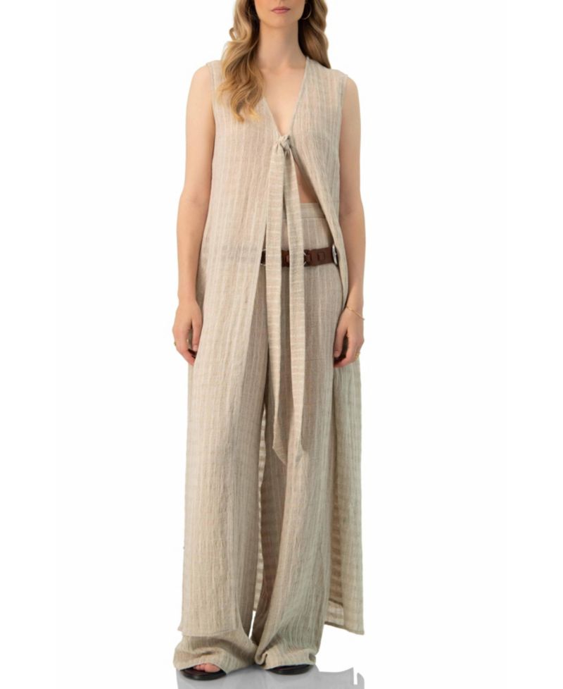 Women's Wide-Leg Elastic Waist Pants