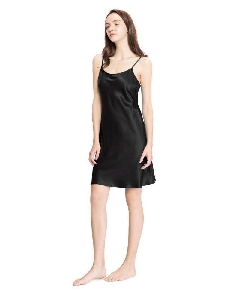 Women's 22 Momme Feminine Silk Chemise Nightgown