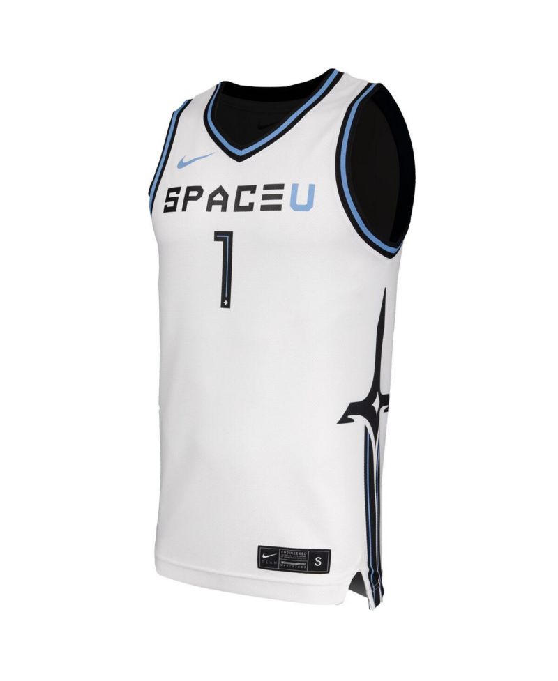 Men's White UCF Knights Space Game Replica Basketball Jersey