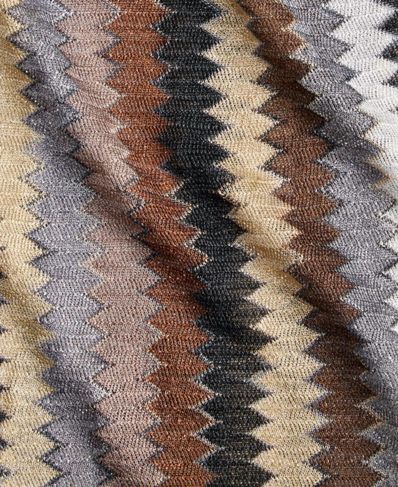 Colorful Chevron Stripe Oblong Scarf