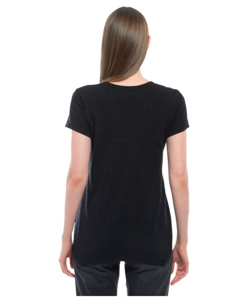 Women's Short Sleeve Shrunken Boyfriend Tee
