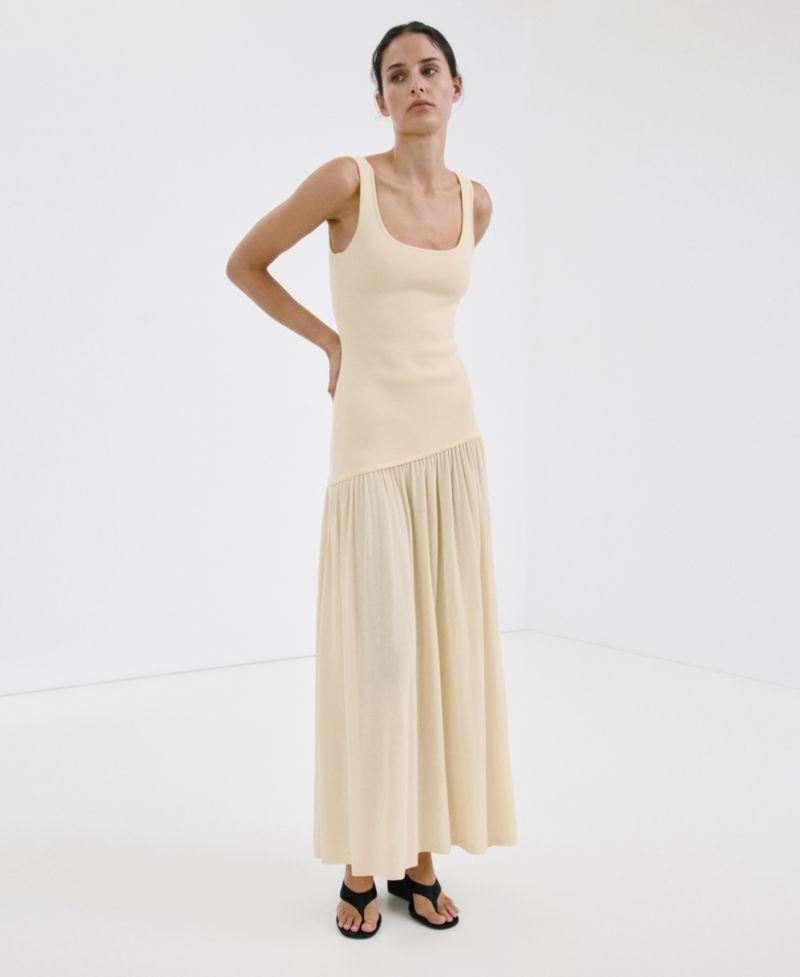 Women's Asymmetrical-Cut Knit Dress