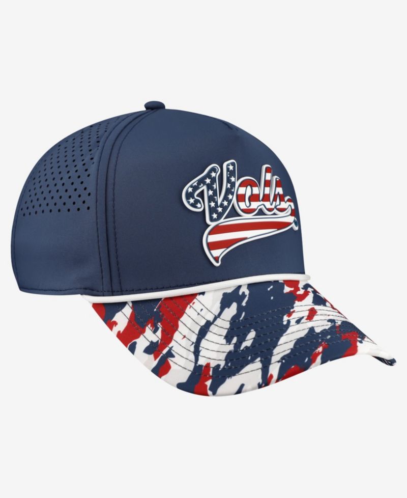 Men's and Women's Navy Tennessee Volunteers Stars & Stripes Rope Adjustable Hat