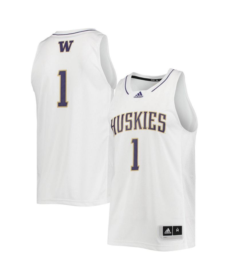 Men's 1 Washington Huskies Swingman Basketball Jersey