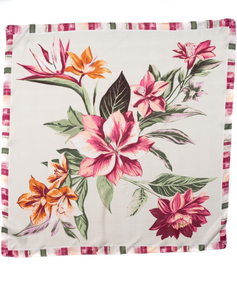 Jungle Floral Square Scarf