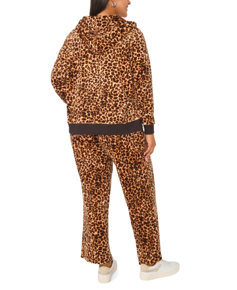 Plus Size Straight-Leg Drawstring Lounge Pants