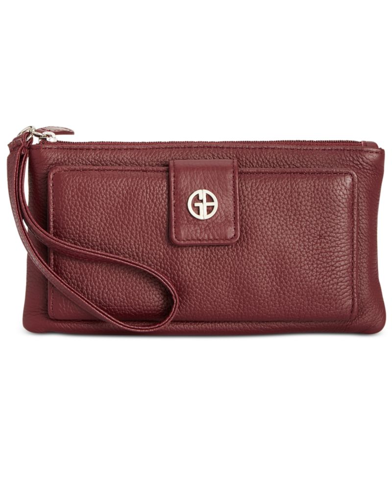 Softy Grab & Go Leather Wristlet