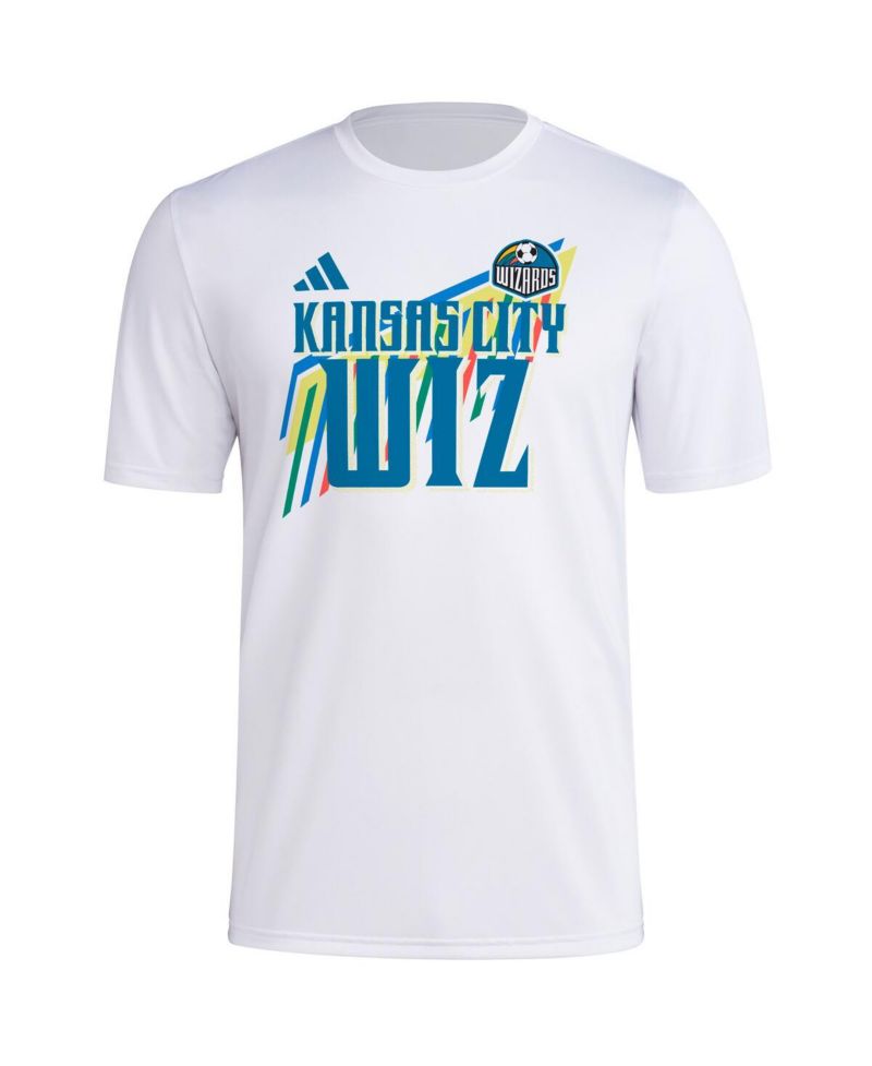 Men's White Sporting Kansas City 2024 Jersey Hook Pre-Match T-Shirt