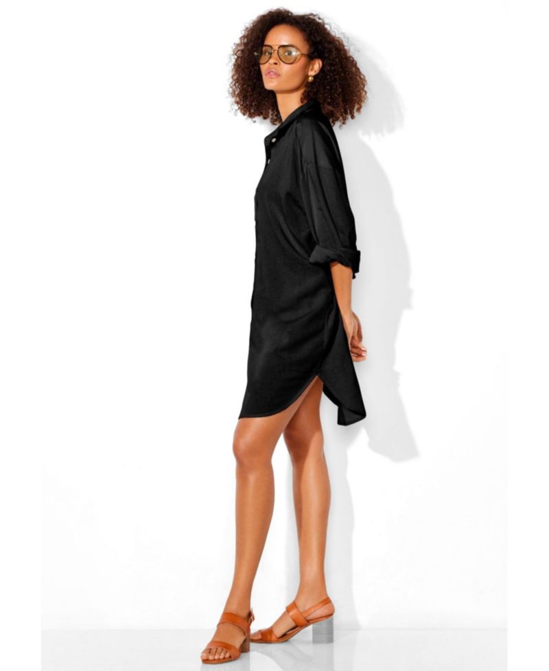 Women's Essential Go-Anywhere Oversized Beach Shirt Cover Up