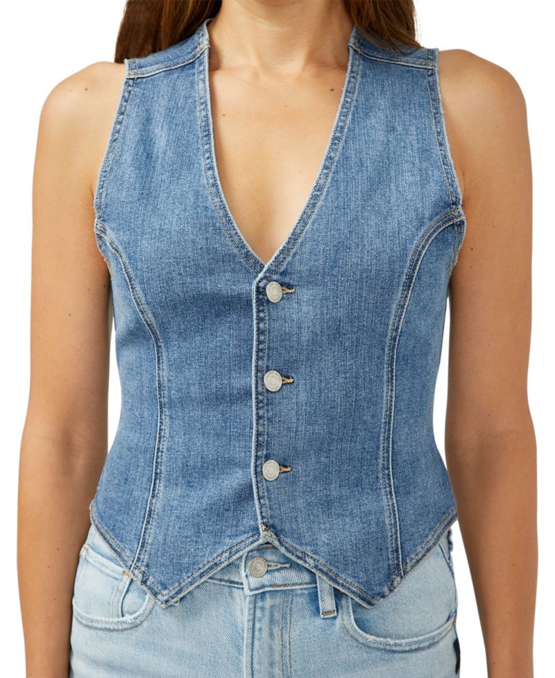 Women's Denim Vest