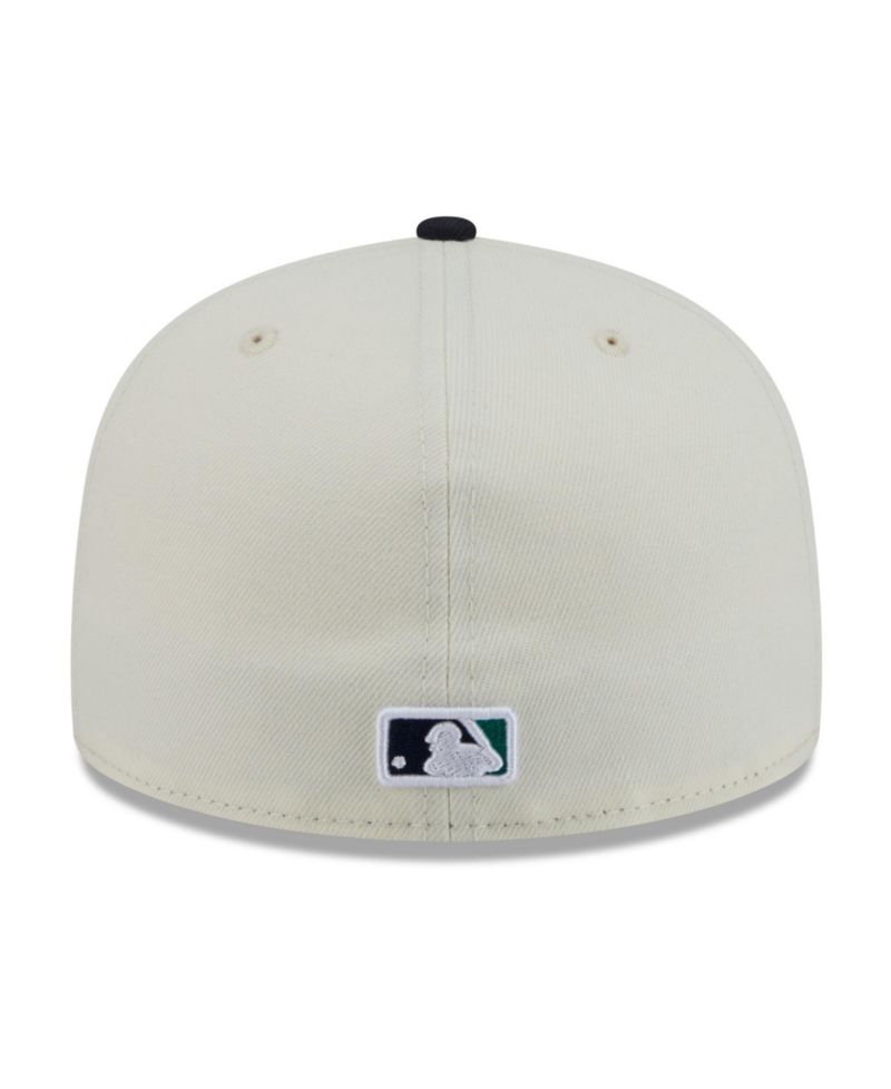 Men's White/Navy Seattle Mariners Blossom 59FIFTY Fitted Hat